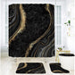 🚿Elegant Marble Pattern Bathroom Shower Curtain