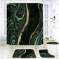 🚿Elegant Marble Pattern Bathroom Shower Curtain