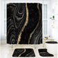 🚿Elegant Marble Pattern Bathroom Shower Curtain