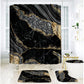 🚿Elegant Marble Pattern Bathroom Shower Curtain