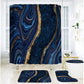 🚿Elegant Marble Pattern Bathroom Shower Curtain