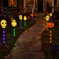 📢📢50% OFF !! ⏰Waterproof Halloween Pumpkin Stake Lights 