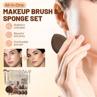 💄All-in-One Makeup Brush & Sponge Set