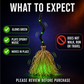🧹  🎃 Animated Witch Broom Halloween Decoration – Walking Feet Movement, Spooky Sound & Glowing Green LED Lights – Perfect for Yard & Party 👻