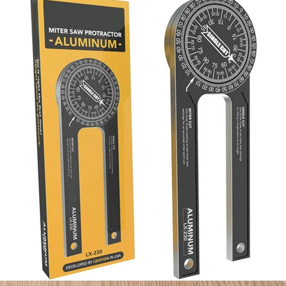 📐🔨7-Inch Plastic or Aluminum Miter Saw Protractor