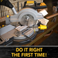 📐🔨7-Inch Plastic or Aluminum Miter Saw Protractor