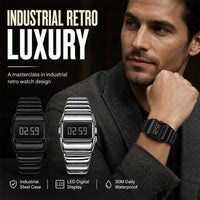 ✨ Luxury Digital Watch with Adjustable Metal Strap. Half Price. Free UK Delivery
