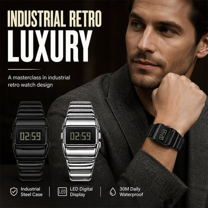 ✨ Luxury Digital Watch with Adjustable Metal Strap. Half Price. Free UK Delivery