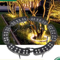 🌳💡Ring-Shaped Solar Tree Lights – Weatherproof Outdoor Spotlights Ideal for Trees, Pillars, and Gardens
