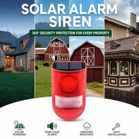 🔥 50% OFF 🚨 🐗 Solar Animal Repeller: 110dB Alarm, 6 LED Flash, Motion Sensor, IP65, for Garden & Farm
