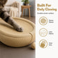 🐱 The Perfect Nap & Scratch Spot – Durable Sisal Scratcher Bed for Cats. Includes Fun Toy. Free UK Delivery