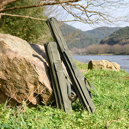 🎣 3-Layer Fishing Rod Bag – Holds Rods, Reels & Tackle – Durable 420D Oxford, Comfortable Backpack Carry! ✨