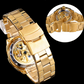 ⌚ 50% OFF NOW! 🔧 Skeleton Automatic Watch – Visible Movement, Gold-Tone Styling & Self-Winding – For Business & Evening Wear ✨