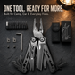 Portable Folding Multi-Tool Pliers with Pouch
