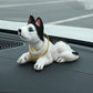 Cute Dog Bobblehead – Nods Along Every Turn – 10 Breeds, Soft Plush, Gold Chain – Brings Smiles to Every Drive 🚗