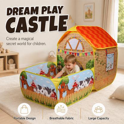 Adorable Kids’ Indoor Playhouse Tent