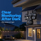 ☀️ Solar Triple-Lens Security Camera  – Clear Day/Night Monitoring 🏠