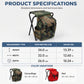 Portable Folding Chair Backpack 2-in-1 Outdoor Camping Stool