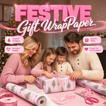 🎄 🎁 Christmas Wrapping Paper for Holiday Gifts – Festive Prints, Smooth Foldability & Elegant Holiday Patterns ✨