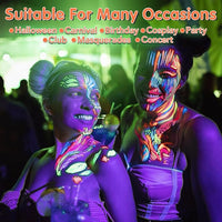 Luminescent water-soluble human body painting crayon