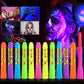 Luminescent water-soluble human body painting crayon