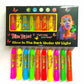 Luminescent water-soluble human body painting crayon