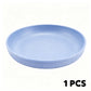 🍽️ Unbreakable Wheat Straw Dinner Plates – Reusable Shatter‑Resistant Eco‑Friendly Dining Plates, Stackable Microwave Safe Plates for Kitchen Camping Picnic