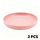 🍽️ Unbreakable Wheat Straw Dinner Plates – Reusable Shatter‑Resistant Eco‑Friendly Dining Plates, Stackable Microwave Safe Plates for Kitchen Camping Picnic