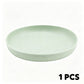🍽️ Unbreakable Wheat Straw Dinner Plates – Reusable Shatter‑Resistant Eco‑Friendly Dining Plates, Stackable Microwave Safe Plates for Kitchen Camping Picnic