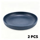 🍽️ Unbreakable Wheat Straw Dinner Plates – Reusable Shatter‑Resistant Eco‑Friendly Dining Plates, Stackable Microwave Safe Plates for Kitchen Camping Picnic