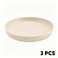 🍽️ Unbreakable Wheat Straw Dinner Plates – Reusable Shatter‑Resistant Eco‑Friendly Dining Plates, Stackable Microwave Safe Plates for Kitchen Camping Picnic