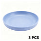 🍽️ Unbreakable Wheat Straw Dinner Plates – Reusable Shatter‑Resistant Eco‑Friendly Dining Plates, Stackable Microwave Safe Plates for Kitchen Camping Picnic