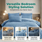 Solid Color 100% Cotton Bedding 4-Piece Set