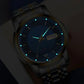 ⌚  Ultra-Thin Waterproof Quartz Watch – Dual calendar & sleek design ✨
