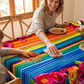 🌸  🍽️ Waterproof Floral Print Tablecloth for Dining & Parties – Stain-Resistant, HD Printing & Durable Polyester – Elegant & Easy Care ✨