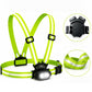 Rechargeable LED Chest Light with Reflective Straps