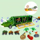 🦖50% OFF NOW! Interactive Dinosaur Transporter Toy Truck, Dinosaur Storage Carrier Truck with Lights & Music, Pull‑Back Mini Dino Cars & Dino Figures, Kids Dinosaur Play Set for Boys & Girls Gift