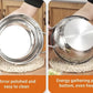 Stainless Steel Tempura Fryer Pot – Thermometer, Drain Rack, Deep‑Body ✨