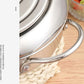 Stainless Steel Tempura Fryer Pot – Thermometer, Drain Rack, Deep‑Body ✨