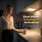 Motion Sensor LED Ceiling Light – Wireless, Magnetic Mount & Remote Control for Home 🏠