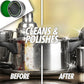 All‑Purpose Mirror Shine Metal Wax Polish‑ Natural Environment‑Friendly Metal Polishing Paste, Restores & Shines Stainless Steel, Chrome & Metal Surfaces, Removes Oxidation & Tarnish