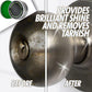 All‑Purpose Mirror Shine Metal Wax Polish‑ Natural Environment‑Friendly Metal Polishing Paste, Restores & Shines Stainless Steel, Chrome & Metal Surfaces, Removes Oxidation & Tarnish