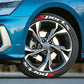 Universal Sports Tire Sidewall Letter Stickers