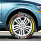 Universal Sports Tire Sidewall Letter Stickers