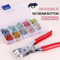 ✂️ LIMITED‑TIME 50% OFF! ⚡ DIY Button‑Sewing Kit – Rust‑Proof Copper Snaps, Hand Plier, Multi‑Colour ✨