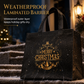 Black Christmas Non Woven Gift Tote Bag Holiday Present Packaging Bag 23x22x11cm