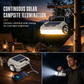 🔋Dual‑Light Solar Camping Lantern‑Multi‑Function Portable Solar Work Light with Power Bank, Hanging Emergency Lamp for Camping Hiking Power‑Outage💡