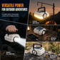 🔋Dual‑Light Solar Camping Lantern‑Multi‑Function Portable Solar Work Light with Power Bank, Hanging Emergency Lamp for Camping Hiking Power‑Outage💡