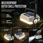 🔋Dual‑Light Solar Camping Lantern‑Multi‑Function Portable Solar Work Light with Power Bank, Hanging Emergency Lamp for Camping Hiking Power‑Outage💡