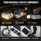 🔋Dual‑Light Solar Camping Lantern‑Multi‑Function Portable Solar Work Light with Power Bank, Hanging Emergency Lamp for Camping Hiking Power‑Outage💡